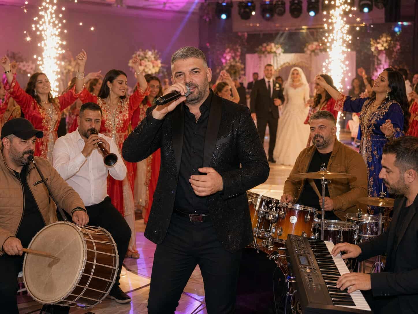 Düğün orkestrası canlı performansı